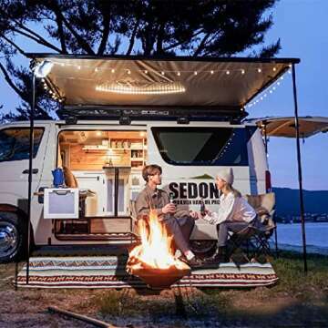 YRXRUS Picnic Blankets, Boho Picnic Mat for Waterproof Foldable, 79”x79” Extra Large Thick, Sandproof Oversized Outdoor Mat, for Parties, Camping, Park, Travel, Grass Gifts