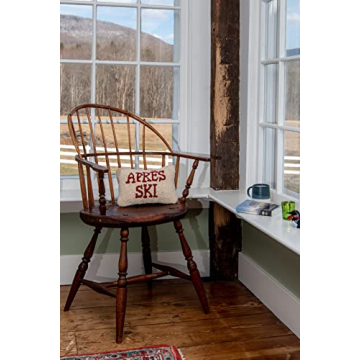 Chandler 4 Corners Ski Pillow - Handcrafted Wool Decor