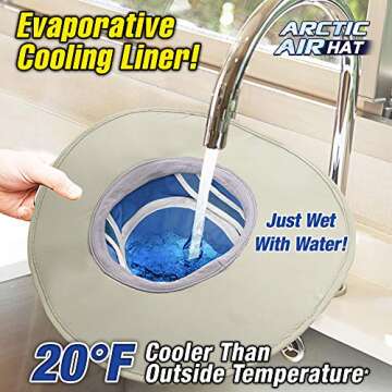 Arctic Air Evaporative Cooling Hat - UV Protection & Comfort
