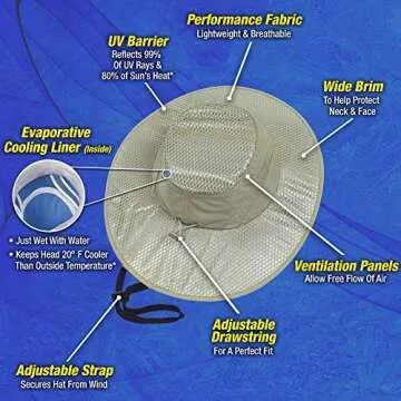 Arctic Air Evaporative Cooling Hat - UV Protection & Comfort