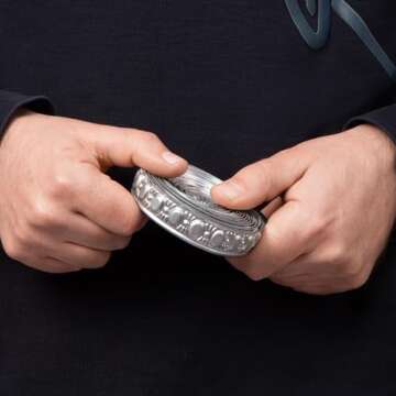 CraftyCrocodile Metal Ribbon - 0.8" Decorative Trim 3 Yards Long