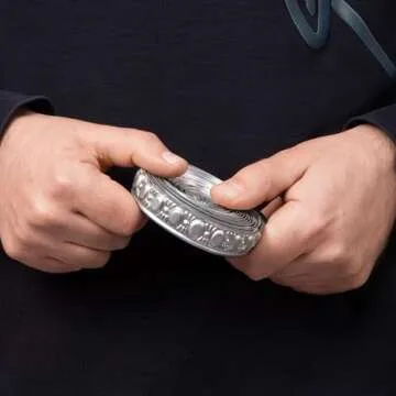 CraftyCrocodile Metal Ribbon - 0.8" Decorative Trim 3 Yards Long