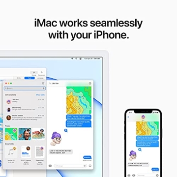 Revitalized 2021 Apple iMac with M1 Chip - 8-Core CPU, 24-inch 4.5K Retina Display, 8GB RAM & 256GB ...