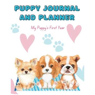New Puppy Journal Keepsake: Planner, Diary, Scrapbook and Notebook Wrapped up in One