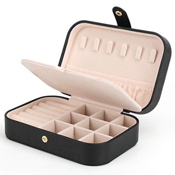 FEISCON Mini Double Layer Jewelry Storage Box