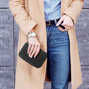 FEISCON Mini Double Layer Jewelry Storage Box