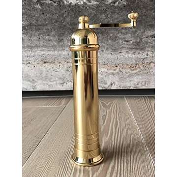 All Splendid Greek Gold Pepper Salt Grinder Greece Golden Pepper Salt Mills Stainless Steel