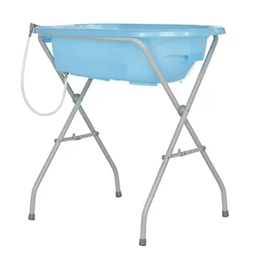 Dream On Me Splish Splash Bath Tub Stand for Easy Bathing