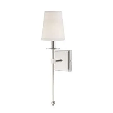 Savoy House Monroe 1-Light Sconce: Elegant Bathroom Lighting