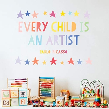 Inspirational Wall Decals Every Child is an Artist