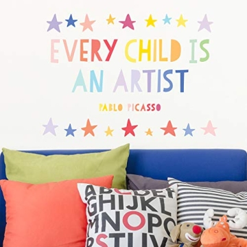 Inspirational Wall Decals Every Child is an Artist