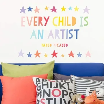 Inspirational Wall Decals Every Child is an Artist