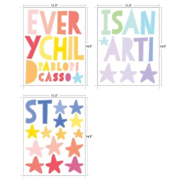 Inspirational Wall Decals Every Child is an Artist