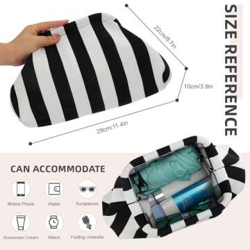 Ynport Woven Clutch Purses for Women Casual Crochet Dumpling Handbags Small Cloud Purse Summer Beach Bags