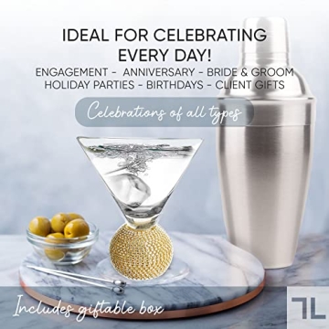 GEMELLO Stemless Cocktail Glass Set for Elegant Celebrations