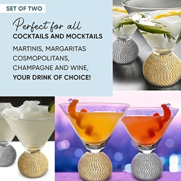 GEMELLO Stemless Cocktail Glass Set for Elegant Celebrations