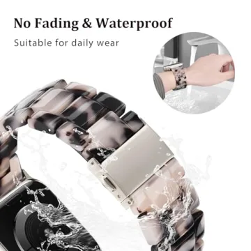 V-MORO Stylish Resin Bands for Apple Watch 40/41/42mm