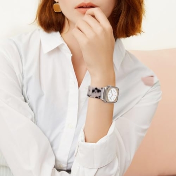 V-MORO Stylish Resin Bands for Apple Watch 40/41/42mm