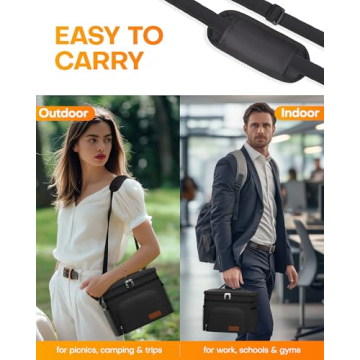 HOTOR Insulated Lunch Box - Ideal for Work & Travel