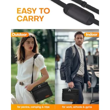 HOTOR Insulated Lunch Box - Ideal for Work & Travel