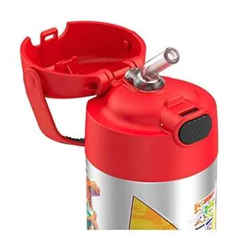 Thermos Pokemon 12oz FUNtainer Water Bottle (Pikachu, Squirtle, Eevee)12oz / 355ml (Approx 7" x 2.62" Wide)