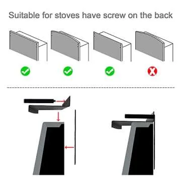 WarmSupply Stove Top Shelf - 30" Kitchen Storage Solution