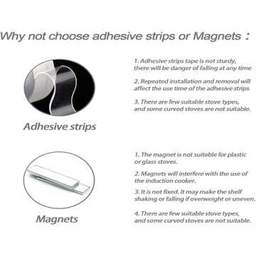 WarmSupply Stove Top Shelf - 30" Kitchen Storage Solution