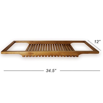 roro Long Wood Bath Tray - Spa Experience at Home