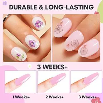 Makartt Dip Powder Kit, 6 Colors Pink Clear White Dip Powder Starter Kit 0.35Oz, Fall Dippies Nail Dip Powder Kit with Essential Liquids Base & Top Coat Activator Art Manicure DIY Salon Gifts