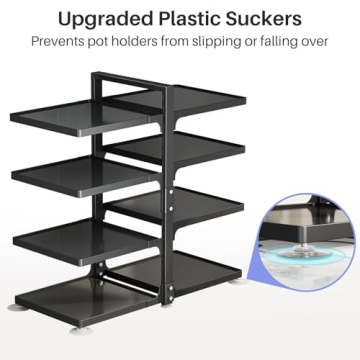 Adjustable Pots and Pans Organizer for Cabinet Space