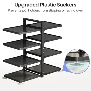 Adjustable Pots and Pans Organizer for Cabinet Space