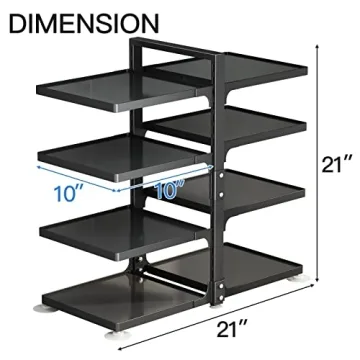 Adjustable Pots and Pans Organizer for Cabinet Space