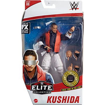 WWE Kushida Elite Collection Action Figure - 6-inch Collectible
