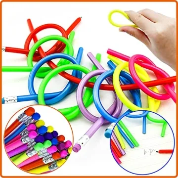 Guuozzli 48 Flexible Soft Bendable Pencils for Kids