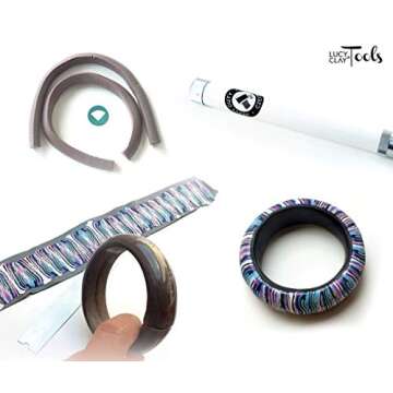 LUCY CLAY LC Disk 3 for Czextruder Pottery Ceramic Craft Polymer Clay Fondant Cake 9 Disks for extruder