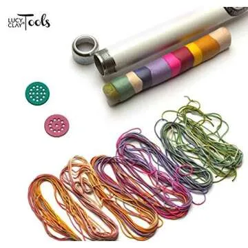 LUCY CLAY LC Disk 3 for Czextruder Pottery Ceramic Craft Polymer Clay Fondant Cake 9 Disks for extruder