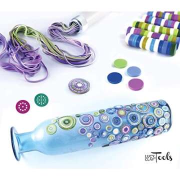 LUCY CLAY LC Disk 3 for Czextruder Pottery Ceramic Craft Polymer Clay Fondant Cake 9 Disks for extruder