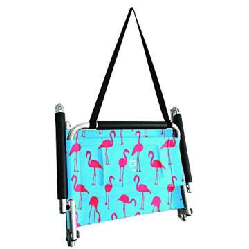 Neso Lightweight Beach Chairs Pack of 2 - Flamingos
