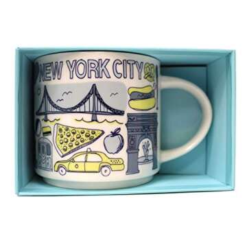 Been There Mug NYC 14 oz - Perfect Souvenir for Coffee Lovers