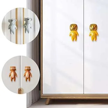 YOUYOUULU Cute Animal Knobs for Kids Furniture Decoration