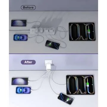 40W USB C Charger Block, 2-Pack 4-Port Type C Fast Charging Brick Dual PD&QC Wall Plug Adapter Compatible for iPhone 16/15/15 Pro/ 15 Pro Max/14/13/12, iPad, Airpods, iwatch, Samsung Galaxy