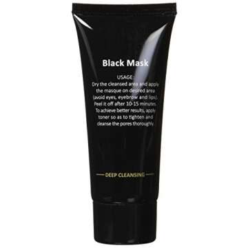 Piero Lorenzo Blackhead Remover Mask, Blackhead Peel Off Mask, Face Mask, Blackhead Mask, Black Mask Deep Cleaning Facial Mask for Face Nose 60 ml