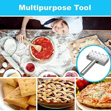 Professional Pizza Dough Docker Roller for Perfect Pizzas