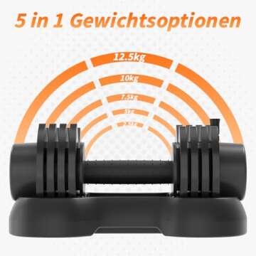 Ativafit 27.5 LBS/66LBS/88LBS Adjustable Dumbbell Set with Anti-slip Handle 12 In 1 Quick Dial Adjustment Weights With Safety Locking Button Space Saving Strength Training for Full Body Home Gym Workout
