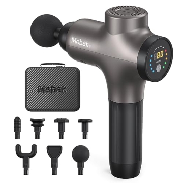 Mebak 3 Massage Gun, Massage Gun Deep Tissue for Athletes, Professional Muscle Percussion Massage Gu...