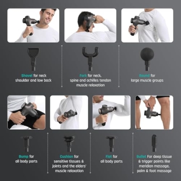 Mebak 3 Massage Gun - Deep Tissue for Pain Relief