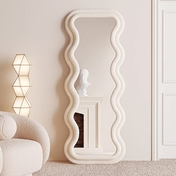 Stylish BOJOY Full Length Wavy Mirror for Any Space