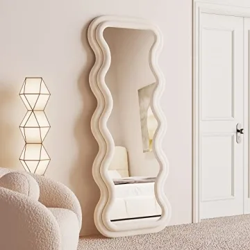 Stylish BOJOY Full Length Wavy Mirror for Any Space