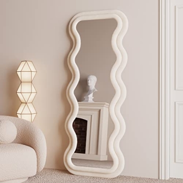 Stylish BOJOY Full Length Wavy Mirror for Any Space