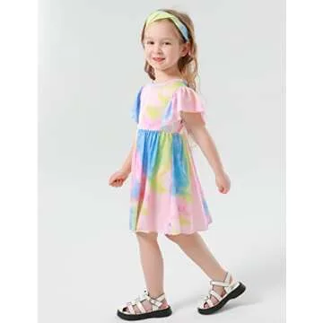 ADIFUN Baby Girl Floral Sleeveless Rompers Set for Summer